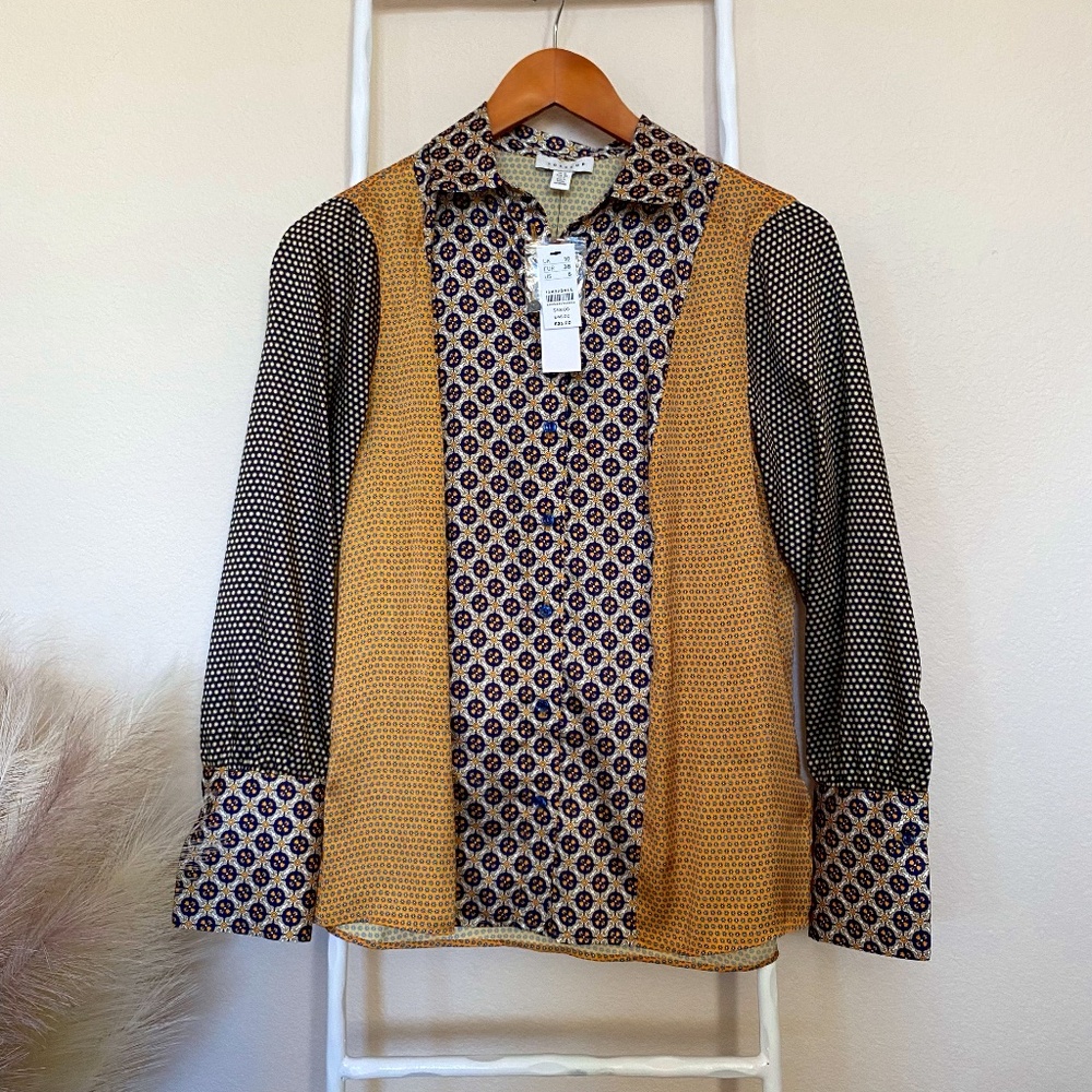 Topshop Satin Blouse Size 6